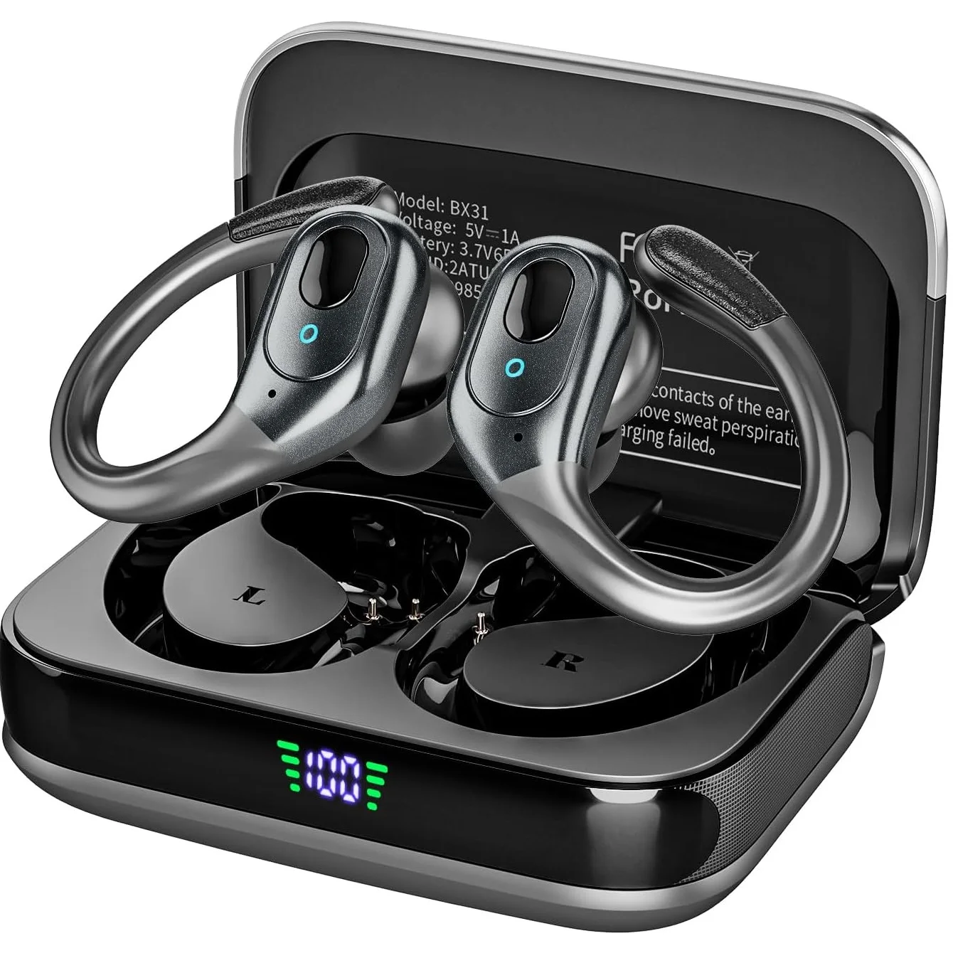 TWS Sports Earbuds Bluetooth 6 - Type C Wired Earphones With Mic review and price